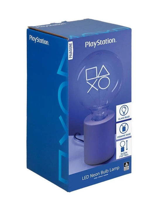 Paladone Lampă decorativă pentru copii Bulb Playstation Albastru 18x13x18εκ.