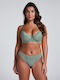 Marine Damen Zeichenfolge mit Spitze Iceberg Green