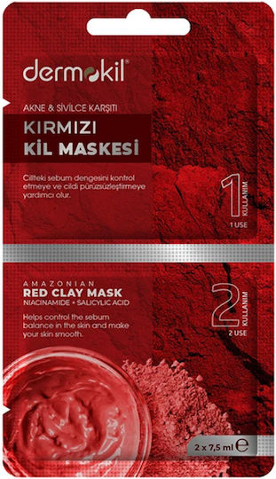 Dermokil Red Clay Gesichts- & Augenmaske 15ml