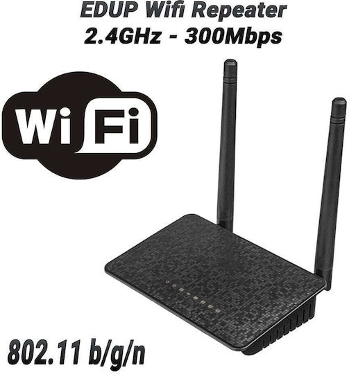 EDUP 0924.102 Amplificator Semnal WiFi Banda Duală (2.4 și 5GHz) 300Mbps