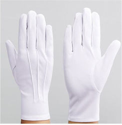 Unisex Gloves White Unisex Gloves White