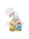 Kids Apron with Chefs Hat