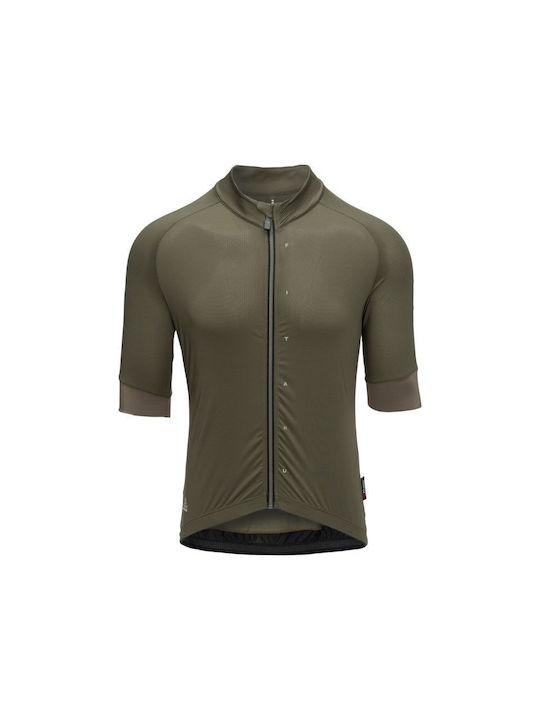 Fitanu Kurze Ärmel Radtrikot Grün