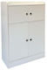 Mega Bazaar Cabinet de baie L60xA27xÎ100cm Alb