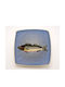 Square Ceramic Decorative Platter Blue 29x29cm