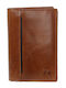 Leather Men's Wallet with RFID Cognac
