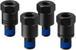 Quad Lock Αντάπτορας Μοτοσυκλέτας 1τμχ Μαύρο