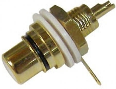 RCA Female Chassis Gold Plated Black Large RJ2008 Ultimax Pieces: 5 01.099.0055