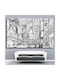 Πίνακας Καμβά New York City Black & White 01 140cm X 87cm