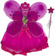 Purple Fairy Set Tutu Wings Wand