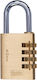 Black & Decker Bronze Padlock Brass Combination 40mm Black 1pcs