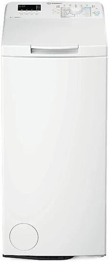 Indesit Mașină de Spălat Rufe cu Încărcare Superioară 5kg 1000 Rotiri Spălare Rapidă BTW S50400 EU/N