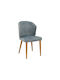 Sorella Dining Room Fabric Chair Denim 50x59x90cm 2pcs