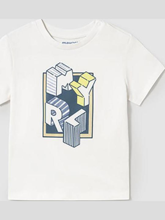 Mayoral Kinder-T-Shirt Weiß