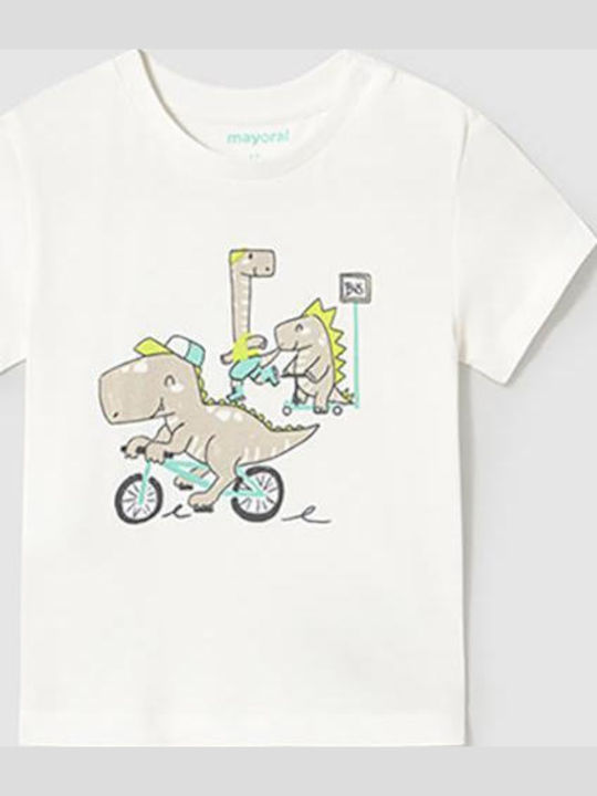 Παιδικό T-shirt Κρεμ