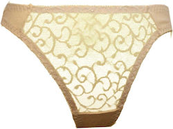 Jiexin Beige Women's Briefs