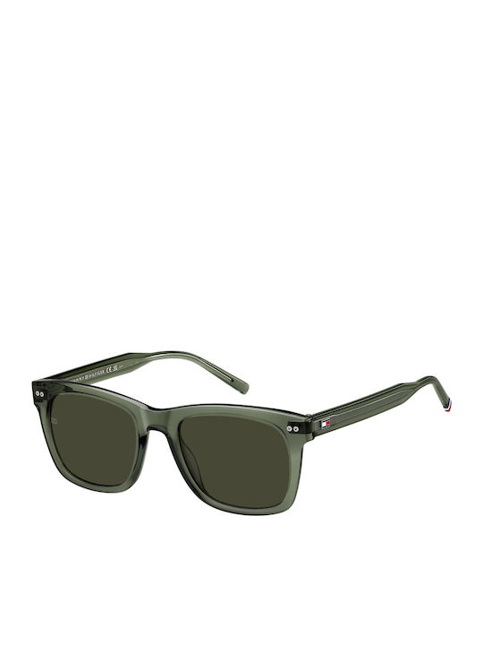 Tommy Hilfiger Men's Sunglasses with Green Horn...