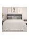 Lino Home Hare Pelzige Decke Doppel 200x220cm Ecru