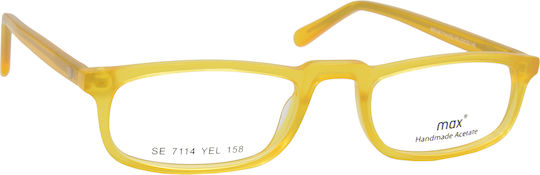 Max Se 7114 Yellow Acetate Frame Yellow