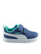 Courtflex V3 V Kids Sneakers with Scratch Blue