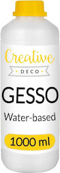 Creative Deco Acrylic Primer Gesso Transparent 1l Professional Painting Preparation Excellent