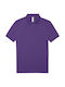 B&C Ανδρικό Διαφημιστικό T-shirt Κοντομάνικο Meta Lilac