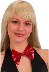 Carnival Accessory Metallic Red Bow Tie