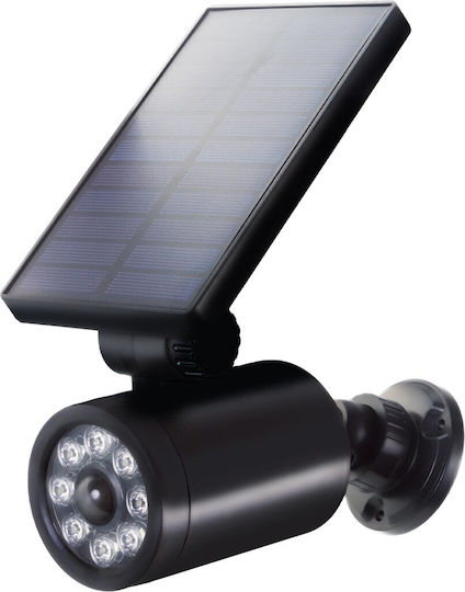 Sol1801s Dummy Solar-IR-Sicherheits-CCTV-Kamera mit blinkender roter LED-Diode, Bewegungssensor, Überwachungszubehör für Innen und Außen