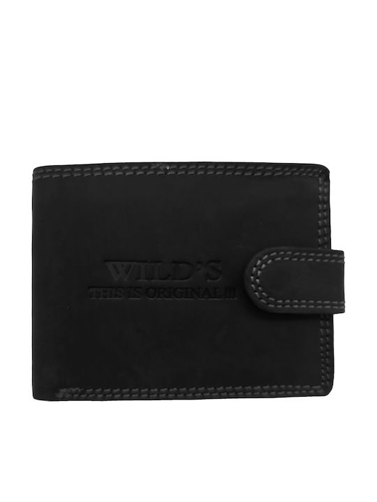 Дърмен Мъжки Портфейл с RFID Черен