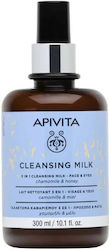 Apivita Emulsion Facial & Eye Cleanser 300ml