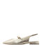 Leather Pointy Slingback Ballerinas Sensa 15 Shine Leather Slingback Mary Jane Ballerinas Gold
