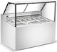 Frigus Commercial Ice Cream Freezer H130xW141xD85cm IC10S