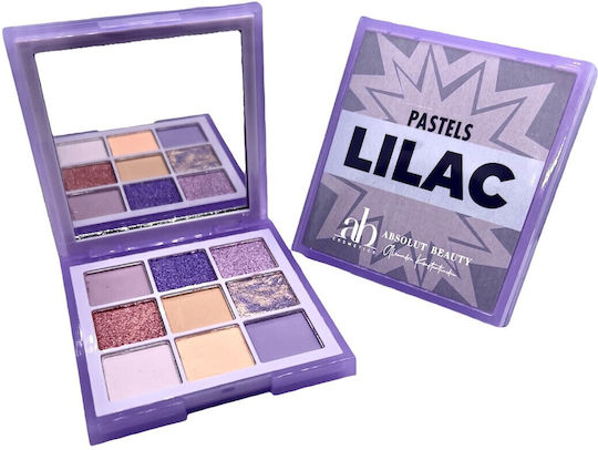 Absolut Beauty Eye Shadow Palette Matte in Creamy Form Pastel Lilac
