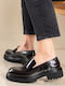 Λουστρίνι Γυναικεία Loafers σε Μπορντό Χρώμα