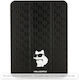 Karl Lagerfeld Saffiano Magnetic Karl & Choupette Flip Cover Black for iPad Air 11" 2024