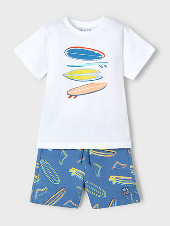 Mayoral Kids' Set with Shorts Summer 2pcs Blue