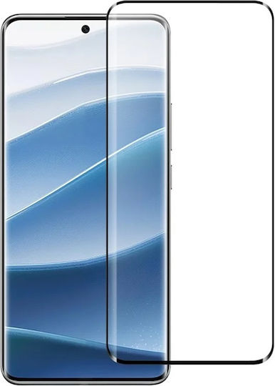 3D Vollkleber Vollflächig gehärtetes Glas Schwarz (Redmi Note 14 Pro 5G / 14 Pro+ / Poco X7)