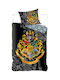 Harry Potter Set Kids Duvet Cover Single with Pillowcase Cotton Black 140x200cm