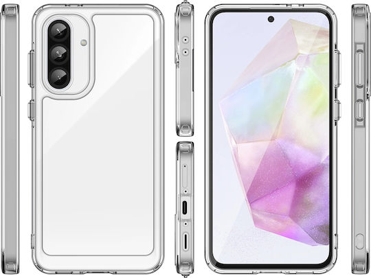 Hurtel Back Cover Σιλικόνης / Πλαστικό Διάφανο (Samsung Galaxy A56, Outer Space Case)