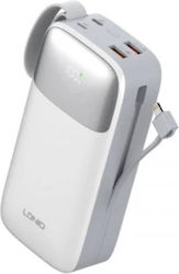Ldnio PQ30 30000mAh 20W Λευκό Ldnio PQ30 30000mAh 20W Λευκό