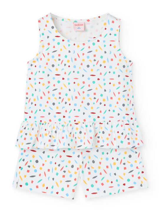 Boboli Kids' Pajamas Summer Cotton White