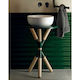 Scarabeo Blat cu Lavoar L52xW52xH76cm Musk