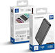 Blue Star W1086 Power Bank 10000mAh με 2 Θύρες USB-A και Θύρα USB-C Μαύρο
