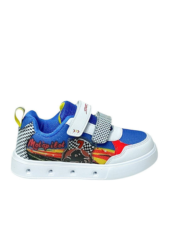 Παιδικά Sneakers με Σκρατς Λευκά