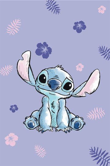 Disney Decke Lilo Stitch Purple 100x150cm