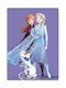 Disney Decke Vlies Frozen Purple 100x140cm