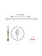 Telescopic Metal Curtain Pole 70cm 120cm White Forhome 70582921 Home