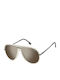 Carrera Sport Unisex Sunglasses with White Frame and Grey Lens 06/S SZJ/T4