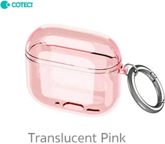 Coteci Ms-018 Husă cu cârlig în culoarea Roz pentru Apple AirPods 4
