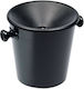 Scuipătoare din acril mică neagră 1L Φ11xh15.5cm Arir 072108